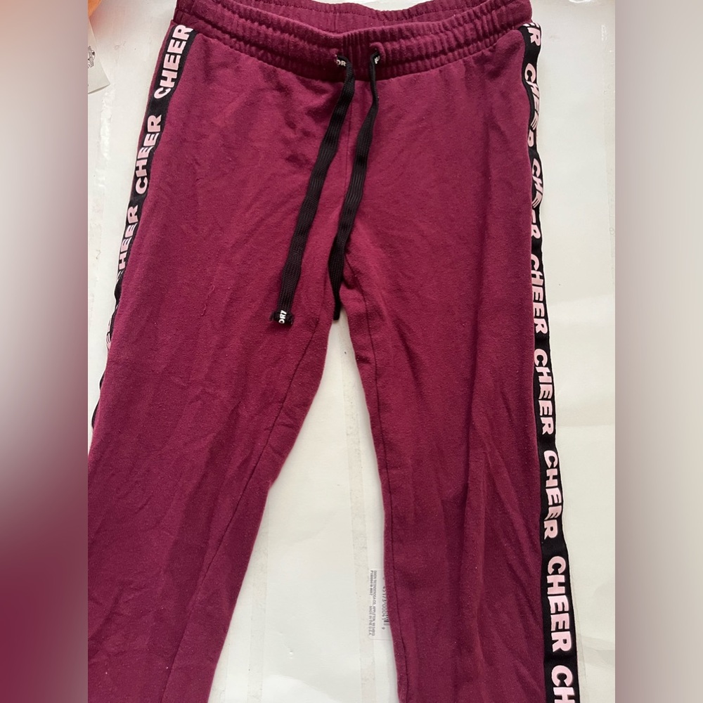 Justice active size 12 matron cheer tights